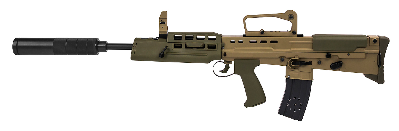 Игровой комплект L85A1 «ROYAL» серии «PRACTICAL» Игровой комплект L85A1 «ROYAL» серии «PRACTICAL»