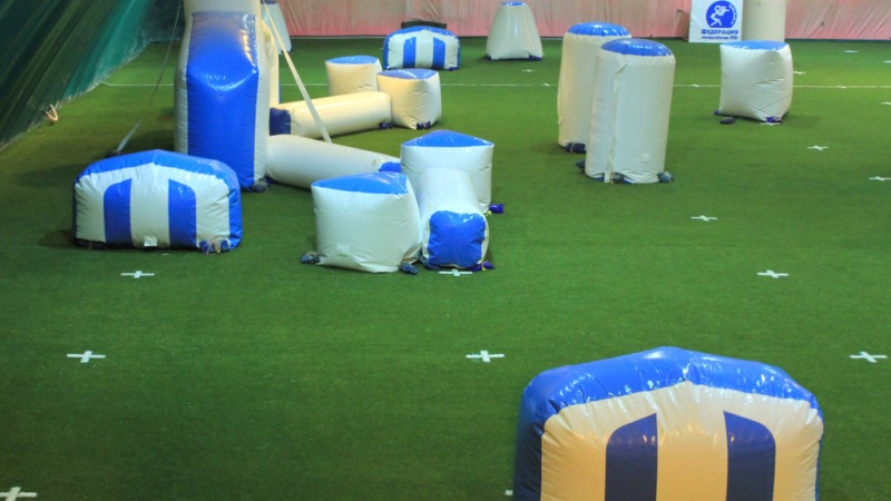 Надувные укрытия для лазертага