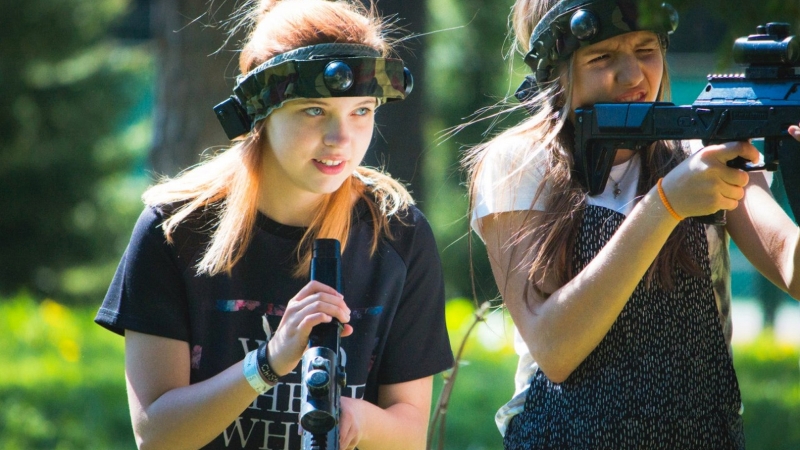 Как организовать игру в детский лазертаг