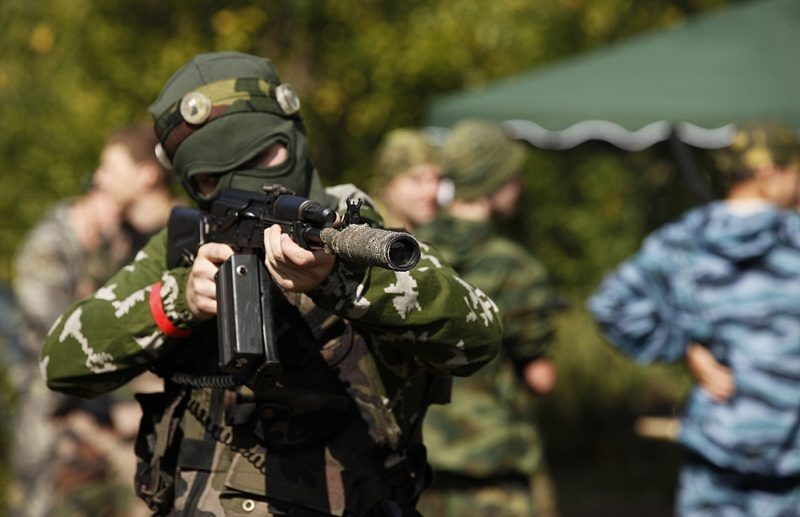 Прицел LASERWAR: боец готов к бою.