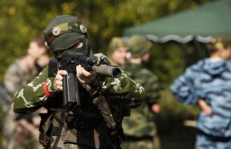 Прицел LASERWAR: боец готов к бою.