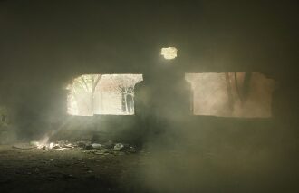 LASERWAR: дым рассеивается, открывая поле боя.