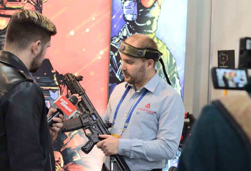 Интервью с представителем LASERWAR на выставке