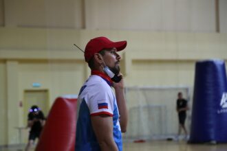 Судья LASERWAR на связи, контролирует ход игры.