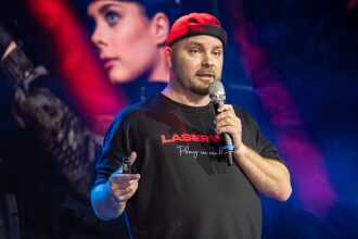 Спикер LASERWAR с микрофоном и устройством