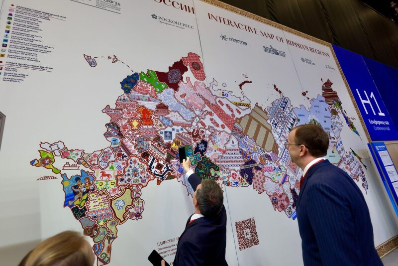 Интерактивная карта России на форуме 2026