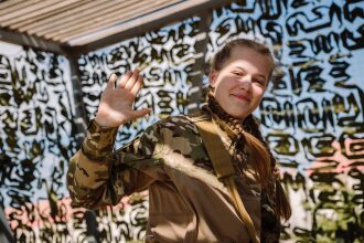 «Зарница 2.0», 21 августа: скрытная позиция в зелени на полигоне в лагере «Авангард»