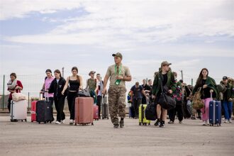 «Зарница 2.0», 20 августа: портрет бойца в шлеме LASERWAR в лагере «Авангард»