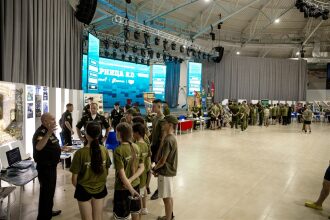 Турнир «Зарницы 2.0» LASERWAR: Наблюдение с возвышенности полигона — №156