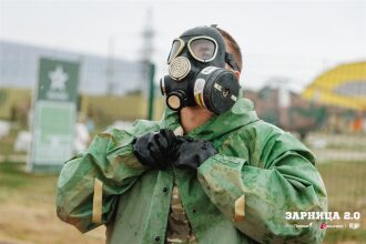 Лазертаг LASERWAR: датчики и жилеты лазертага в строю на площадке LASERWAR