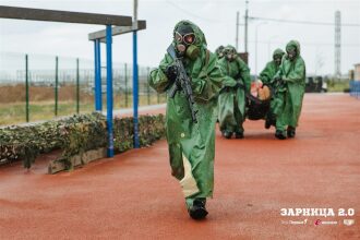 Турнир «Зарницы 2.0» LASERWAR: контроль рубежа на открытом участке во время миссии лазертага