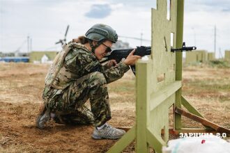 Лагерь «Авангард», лазертаг: экипировка LASERWAR крупным планом в лагере «Авангард»
