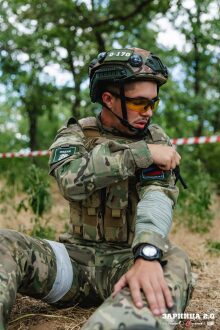 «Зарница 2.0»: Ряд тактических шлемов в построении — №145