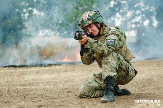 Турнир «Зарницы 2.0» LASERWAR: Ряд тактических шлемов в построении — №185