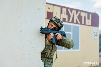 Лазертаг LASERWAR: Прицеливание из-за насыпи на лазертаг-миссии — №207