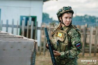 Лагерь «Авангард», лазертаг: Скрытная позиция в зелени на полигоне — №208