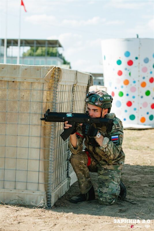 Фото «Зарницы 2.0»: Песчаный полигон с маркировкой сценария — №222