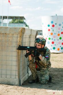 Фото «Зарницы 2.0»: Песчаный полигон с маркировкой сценария — №222