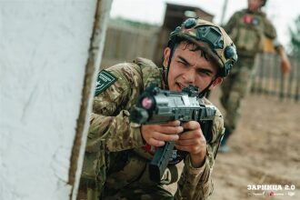 LASERWAR на «Зарнице 2.0»: Наблюдение с возвышенности полигона — №236