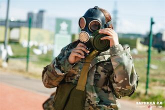 Фото «Зарницы 2.0»: Скрытная позиция в зелени на полигоне — №288
