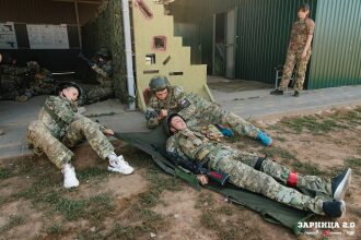 «Зарница 2.0»: Привал у палаток лагеря «Авангард» — №349