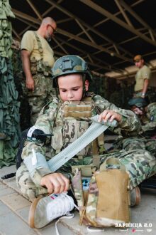 Турнир «Зарницы 2.0» LASERWAR: Групповой портрет отряда на полигоне — №353