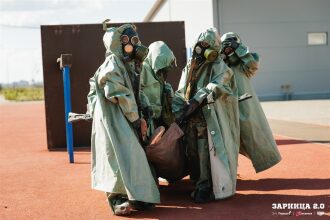 Лазертаг LASERWAR: Укрытие за стволом дерева на миссии — №381