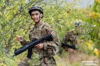 Фото «Зарницы 2.0»: Скрытная позиция в зелени на полигоне — №168