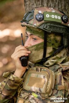 Лагерь «Авангард», лазертаг: Полный рост: камуфляж и берцы на плацу — №184