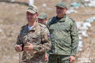 Фото «Зарницы 2.0»: Скрытная позиция в зелени на полигоне — №288