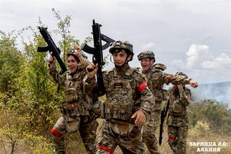 Лагерь «Авангард», лазертаг: Песчаный полигон с маркировкой сценария — №382