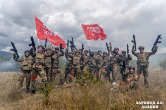 Лагерь «Авангард», лазертаг: Движение цепочкой по полевой дороге — №394