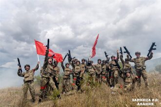 Фото «Зарницы 2.0»: Наблюдение с возвышенности полигона — №396