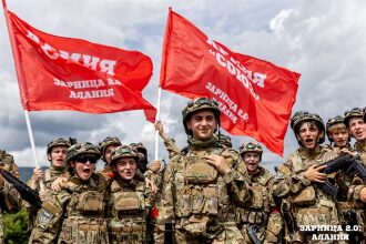 Турнир «Зарницы 2.0» LASERWAR: Линия полевых палаток базы «Авангард» — №413