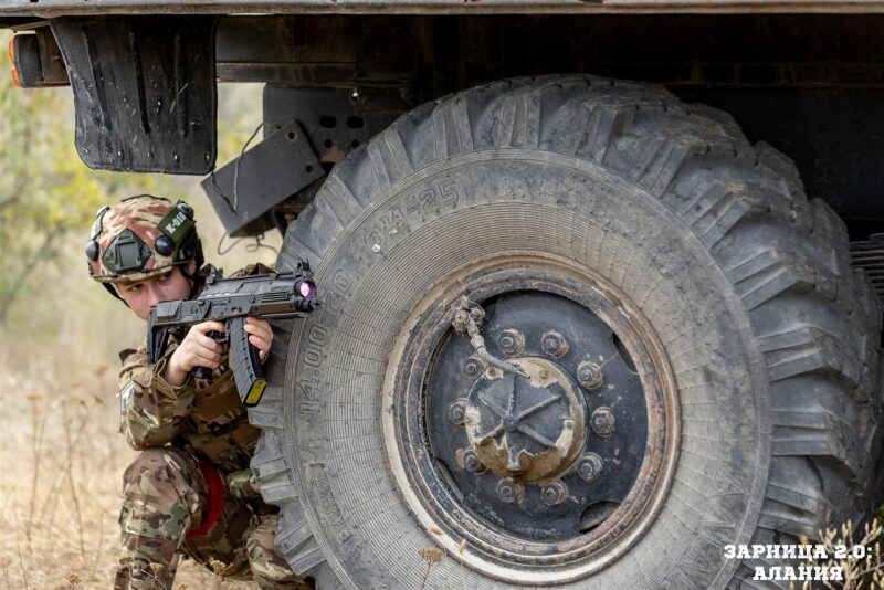 Фото «Зарницы 2.0»: Песчаный полигон с маркировкой сценария — №462