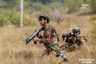 Фото «Зарницы 2.0»: Движение цепочкой по полевой дороге — №474