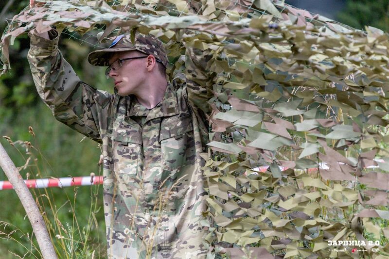 LASERWAR на «Зарнице 2.0»: скрытная позиция в зелени на полигоне в лазертаг-дне «Зарницы»