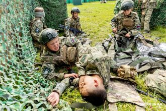 Фото «Зарницы 2.0»: Движение цепочкой по полевой дороге — №354