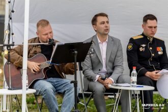 «Зарница 2.0»: Группа с тагерами LASERWAR в камуфляже — №403