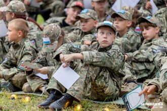 Фото «Зарницы 2.0»: Скрытная позиция в зелени на полигоне — №408