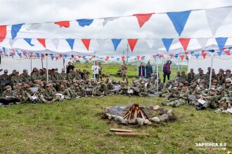 LASERWAR на «Зарнице 2.0»: Полный рост: камуфляж и берцы на плацу — №464
