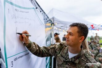 LASERWAR на «Зарнице 2.0»: Сбор команды у информационного маркера — №470