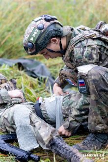 «Зарница 2.0»: Ряд тактических шлемов в построении — №505