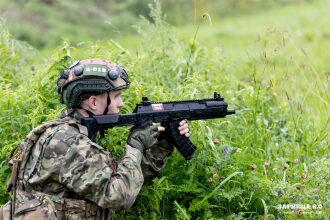 «Зарница 2.0»: Группа с тагерами LASERWAR в камуфляже — №523
