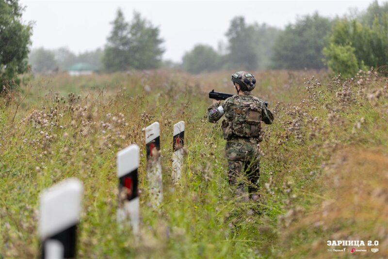 Турнир «Зарницы 2.0» LASERWAR: Группа с тагерами LASERWAR в камуфляже — №563