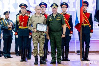 «Зарница 2.0»: Отряд проходит мимо бетонного сооружения — №655