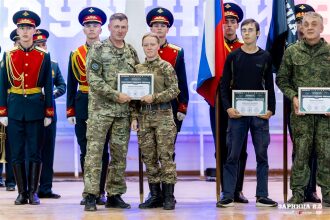 Фото «Зарницы 2.0»: Портрет бойца в шлеме LASERWAR — №690