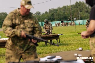 LASERWAR на «Зарнице 2.0»: выход отряда на старт миссии «Зарницы» в лазертаг-дне «Зарницы»