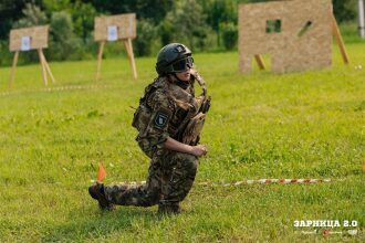 LASERWAR на «Зарнице 2.0»: портрет бойца в шлеме LASERWAR в лазертаг-дне «Зарницы»