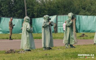 Фото «Зарницы 2.0»: динамичный манёвр группы LASERWAR на полигоне «Зарницы 2.0»